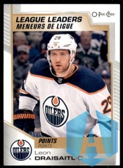 2020-21 UD O-Pee-Chee League Leaders #584 Leon Draisaitl Edmonton Oil
